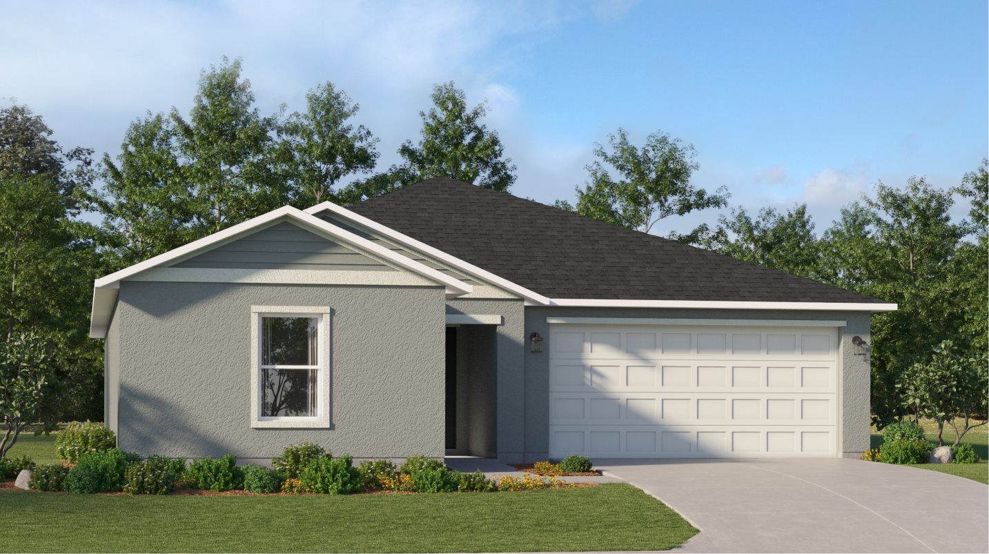 Elevation B - Exterior Rendering