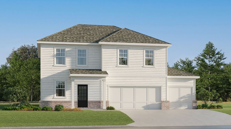 Elevation A - 6255 Shadow Creek Oakland 3 Car A