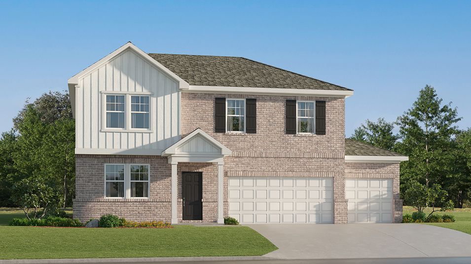 Elevation G - 7653 Apalachee Hills Portland 3 Car G