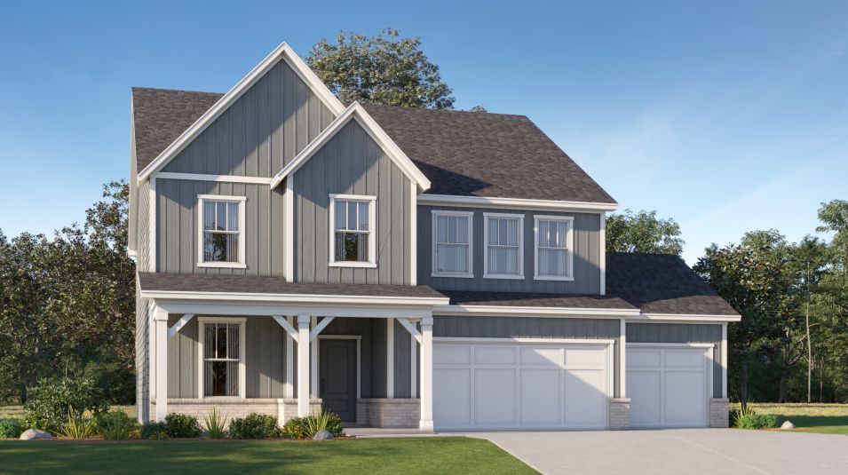 Elevation F3 - 2744 Park Ansleigh Farms Fraser 3 Car F