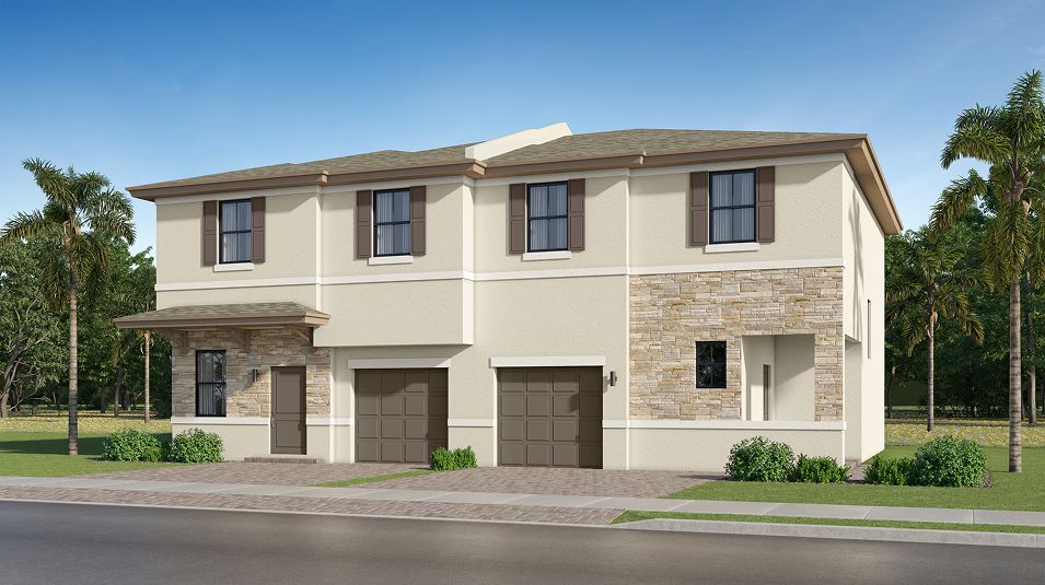Elevation A - Everly Briarcrest Building 2plex A