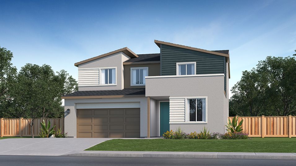 Elevation J - Evergreen Cedar Point Res2 California Contemporary