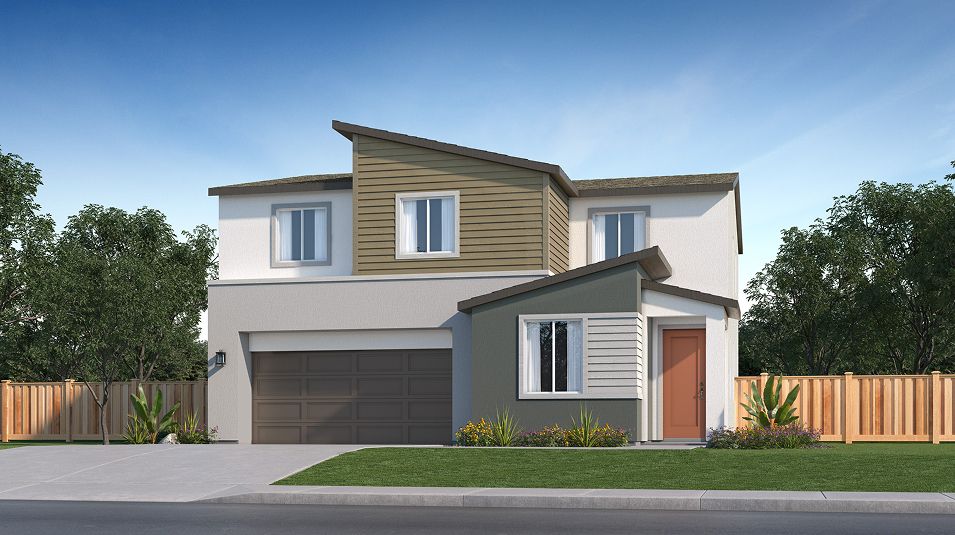 Elevation J - Evergreen Cedar Point Res3 California Contemporary