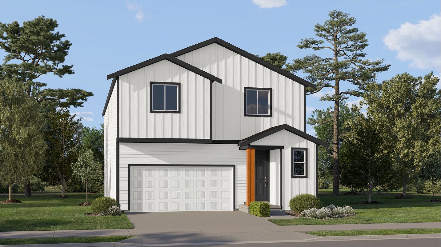 Elevation MF - 3431 Barrel Creek Sanford Modern Farmhouse MF
