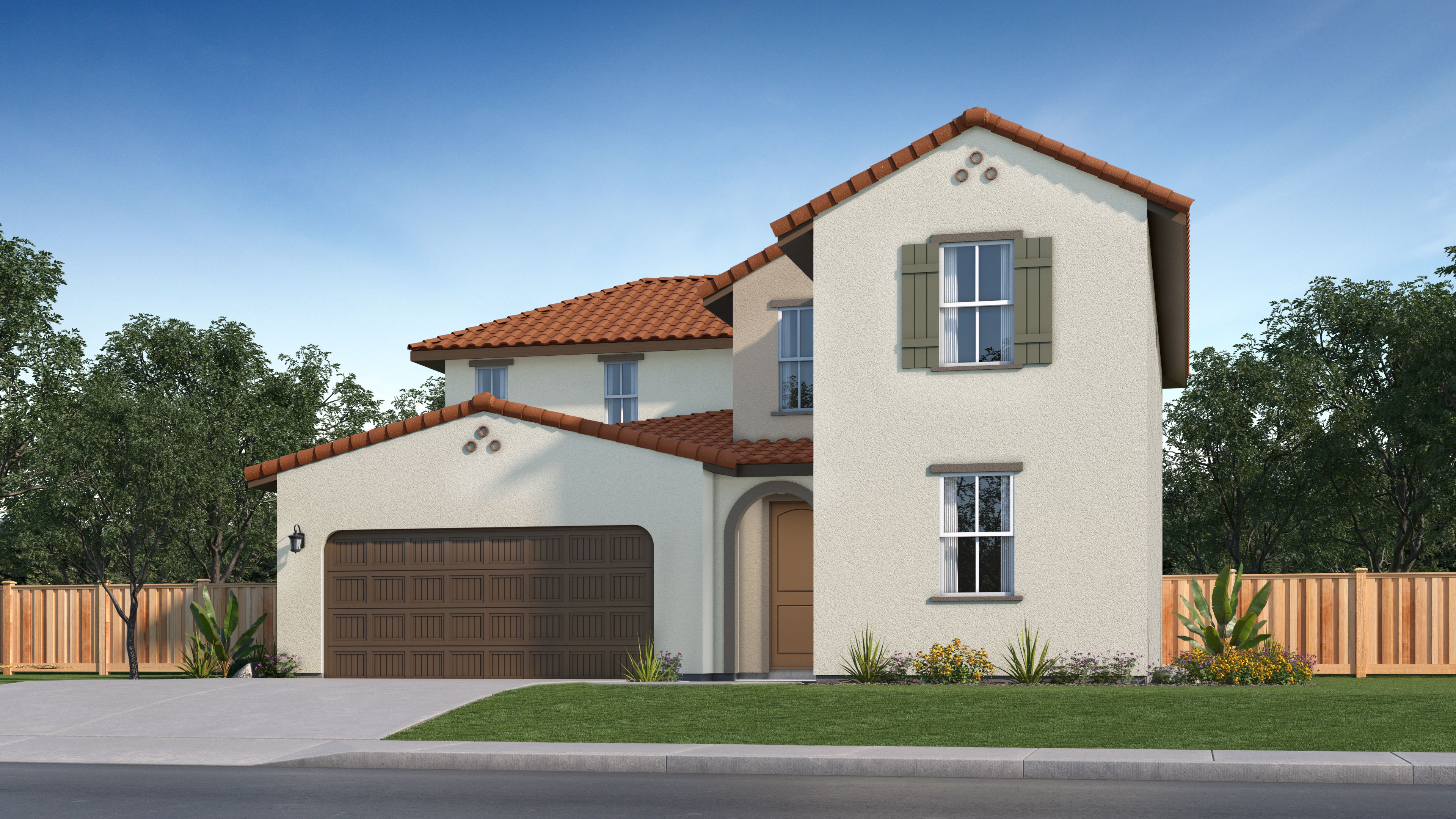 Exterior:Oak Cedar Point Res1 Early California A