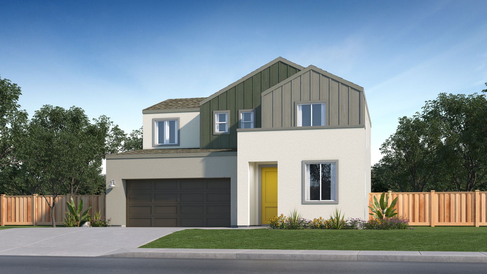 Exterior:Evergreen Cedar Point Res1 Modern Farmhouse K