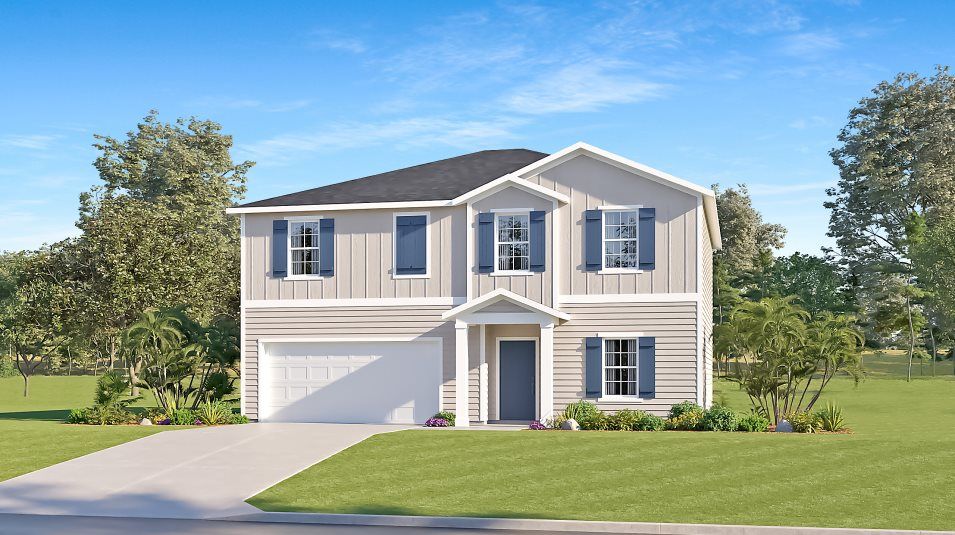 Elevation HB - A farmhouse-inspired exterior