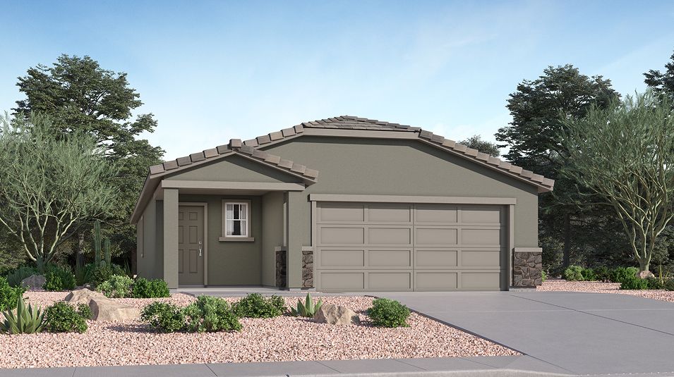 Elevation B - West Core L020 Harvest Ridge Monarch Bristle B