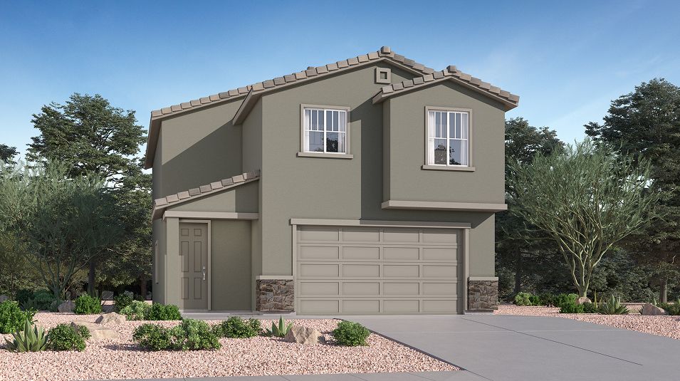 Elevation B - West Core L021 Harvest Ridge Monarch Clark B