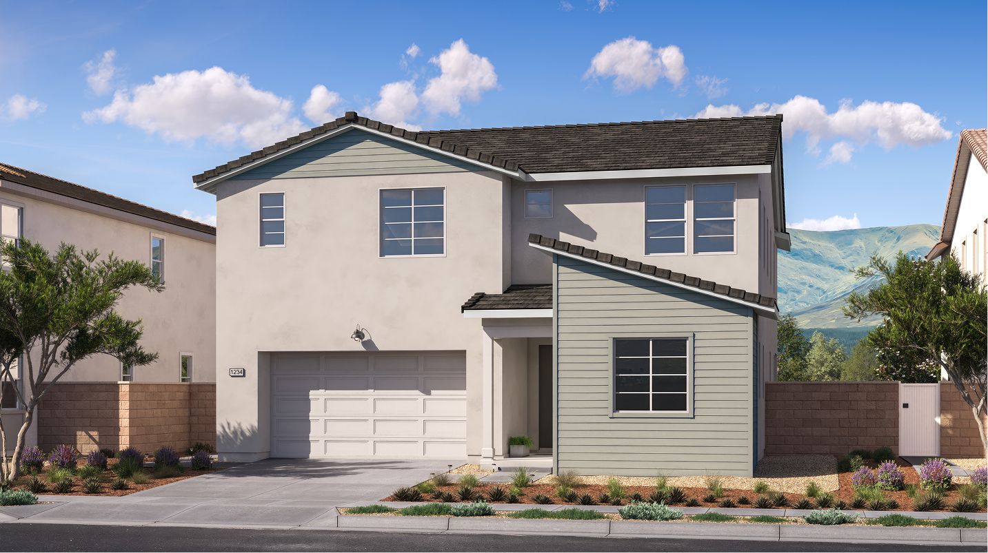 Elevation B - Laurel Harvest Limoneira Res1 Contemporary Coastal