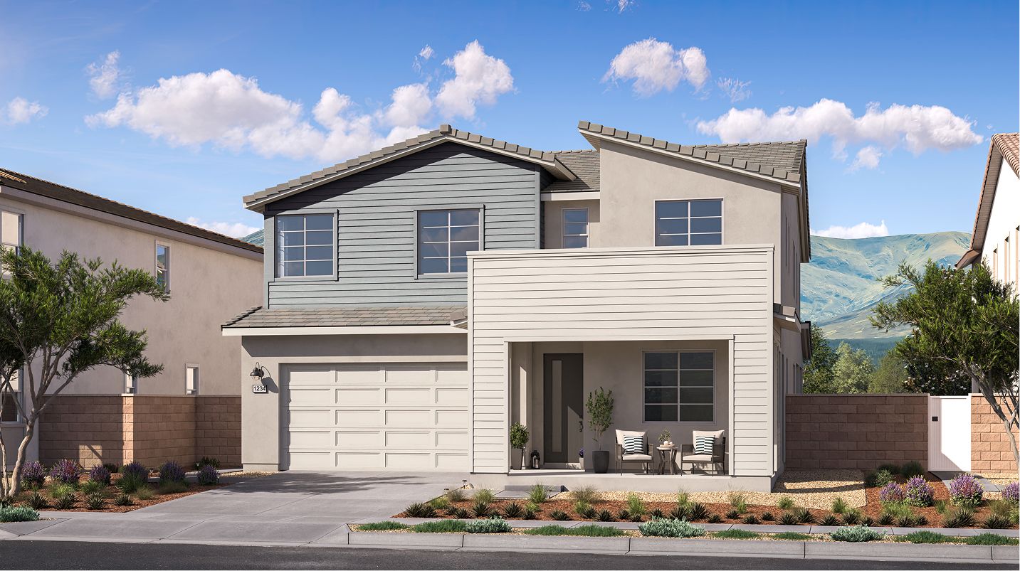 Elevation B - Laurel Harvest Limoneira Res2 Contemporary Coastal