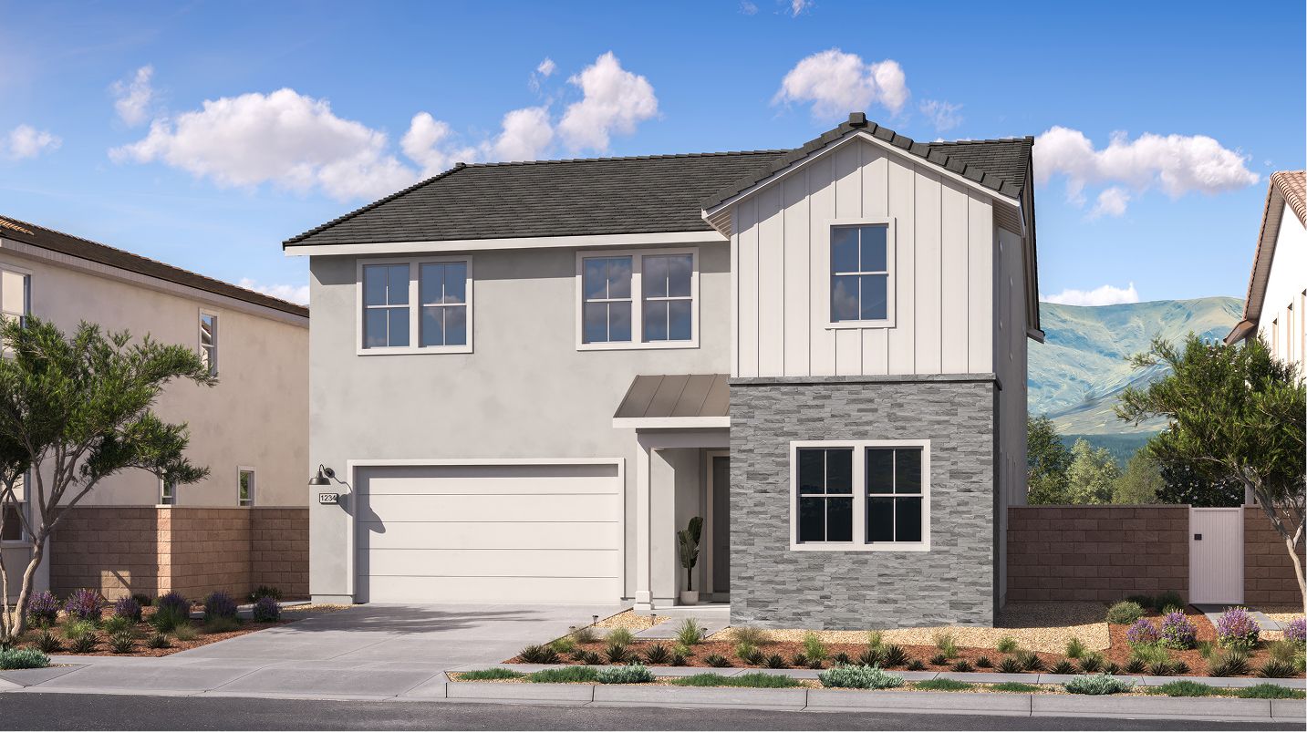 Elevation A - Laurel Harvest Limoneira Res3 Contemporary Farmhou