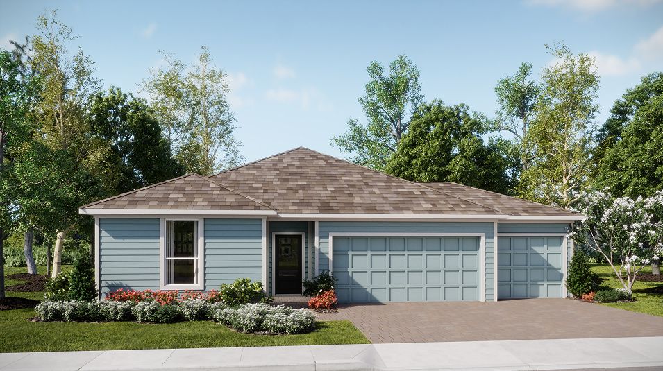 Elevation A2 - Grove CORE FL N108 N136 1508 Frey 3 Car A 020326