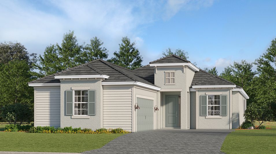 Elevation D - 1850 Executive Homes Stillwater Lakewood Ranch Vic