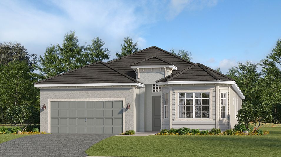Elevation E - 2061 Executive Homes Stillwater Lakewood Ranch Ang