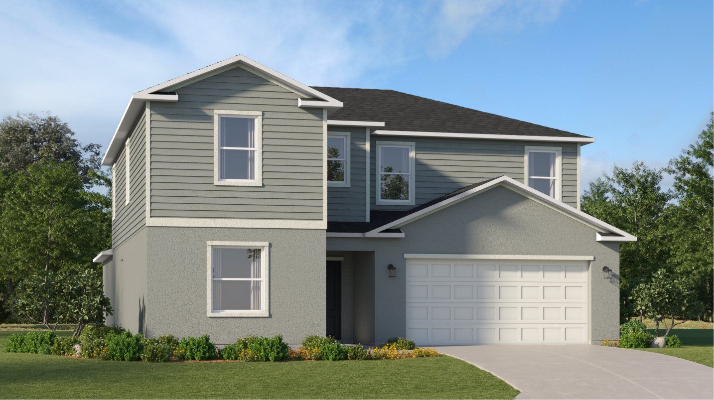 Elevation A - exterior rendering