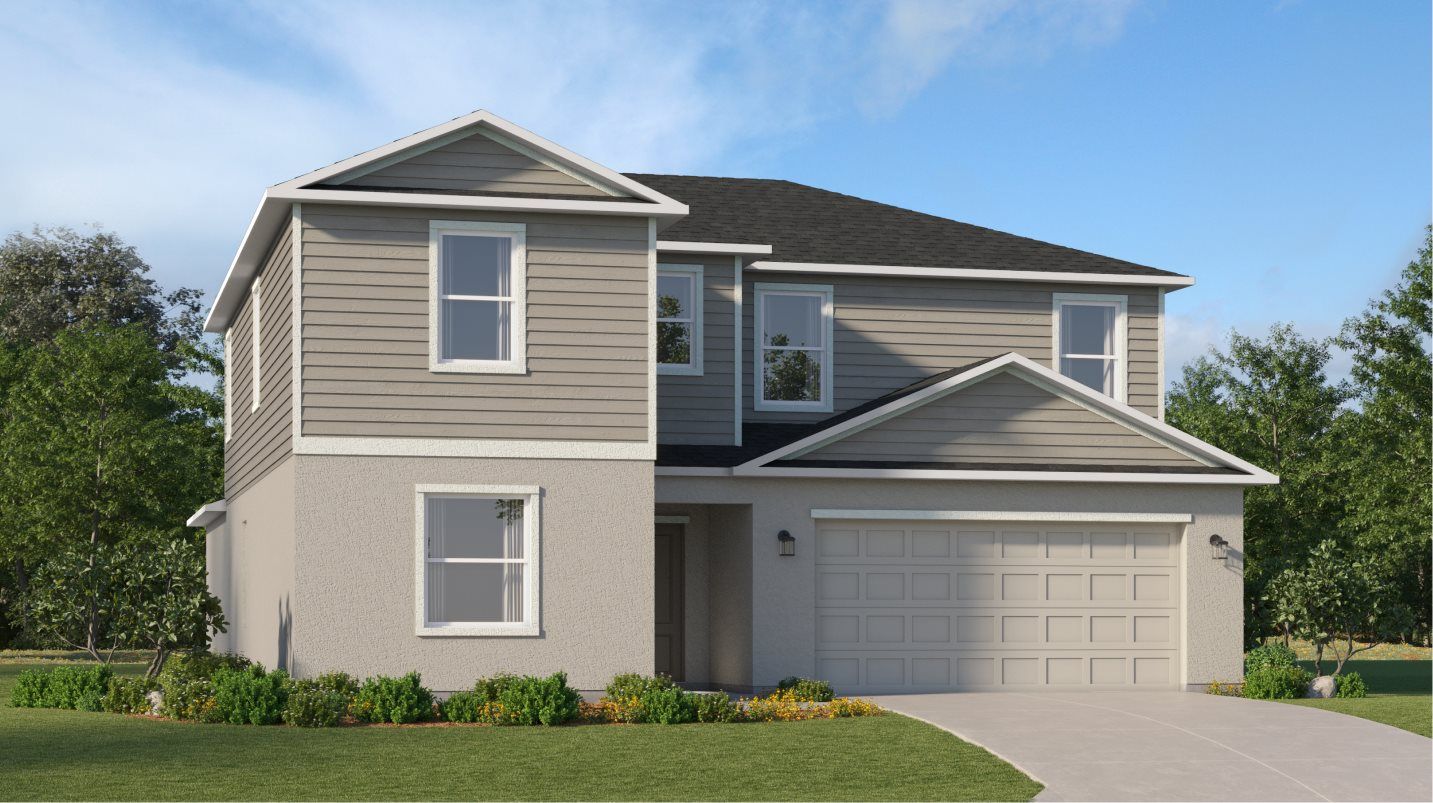 Elevation B - exterior rendering