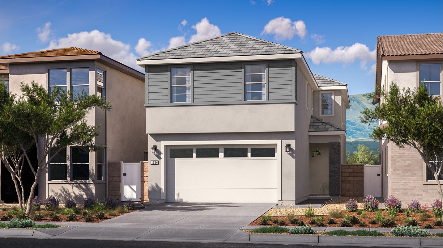 Elevation B - Arbor Harvest Limoneira Res1 Modern Seaside B