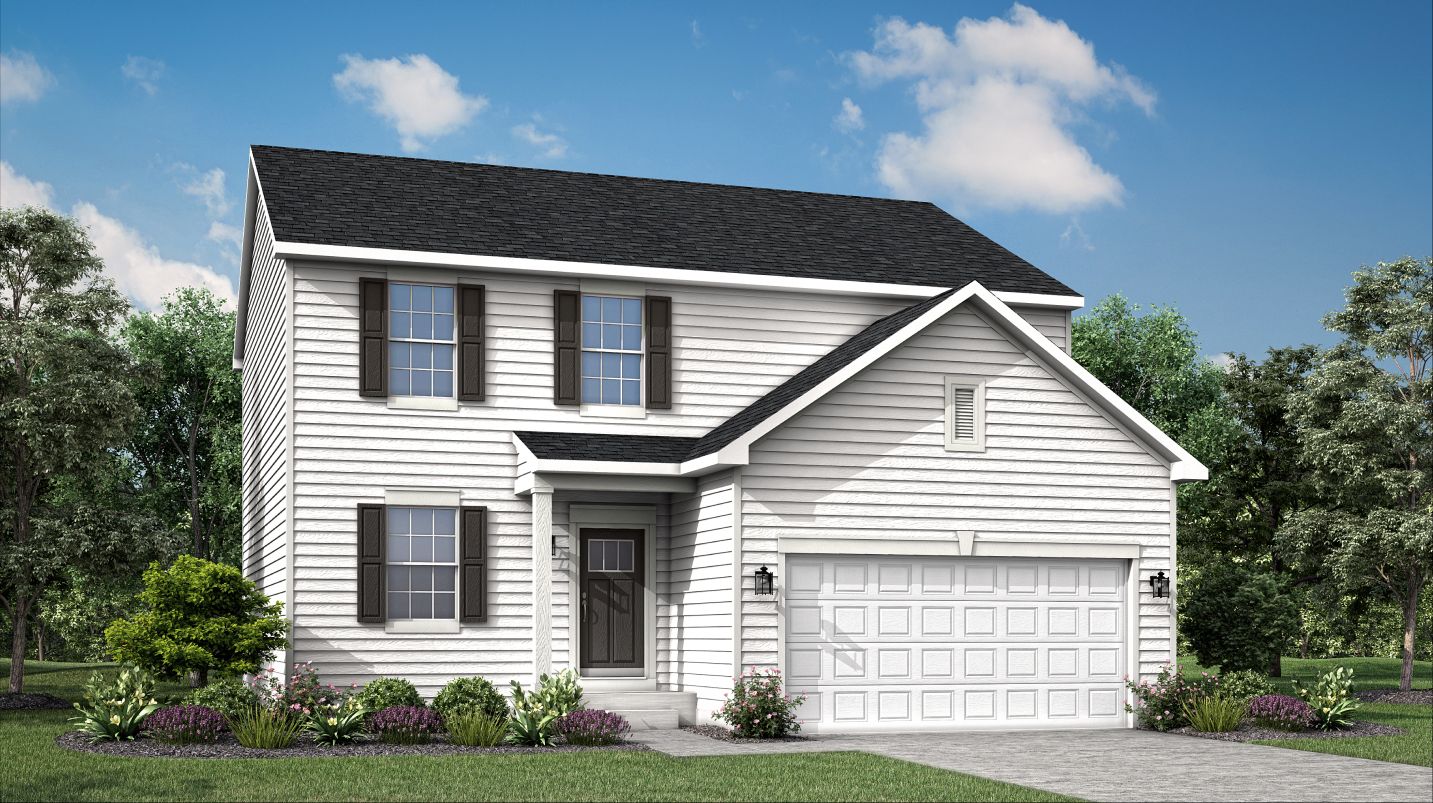 Elevation A - Meadowlark exterior rendering