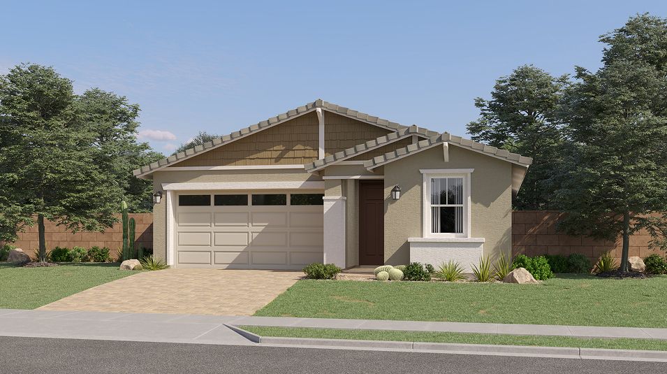 Elevation C - 3518 Discovery Blossom Rock Ironwood Craftsman C