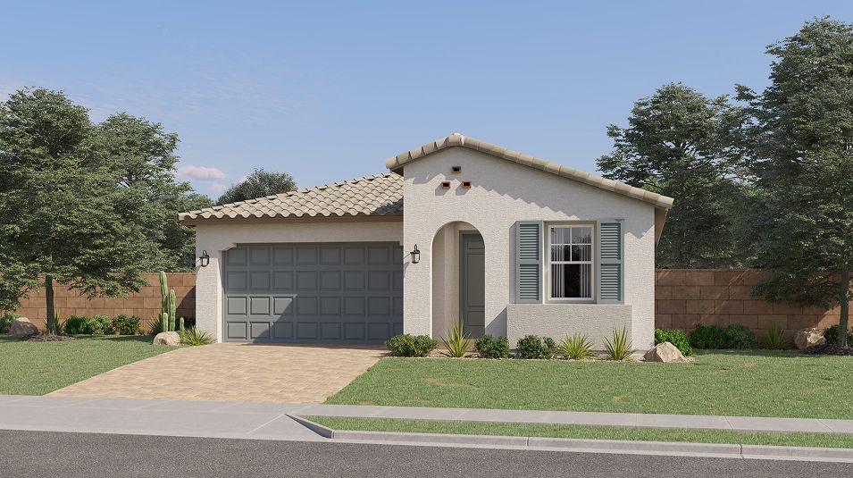 Elevation A - 3518 Discovery Blossom Rock Ironwood Spanish Colon