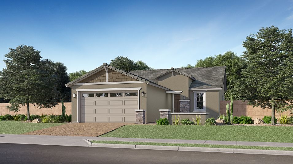 Elevation C - 3565 Premier Blossom Rock Bisbee Craftsman C
