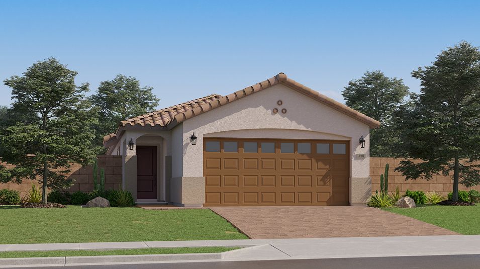 Elevation A - 2566 Cottage Blossom Rock Lily Spanish Colonial A