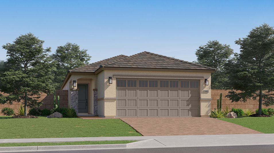 Elevation M - 2569 Cottage Blossom Rock Lilac Cottage M