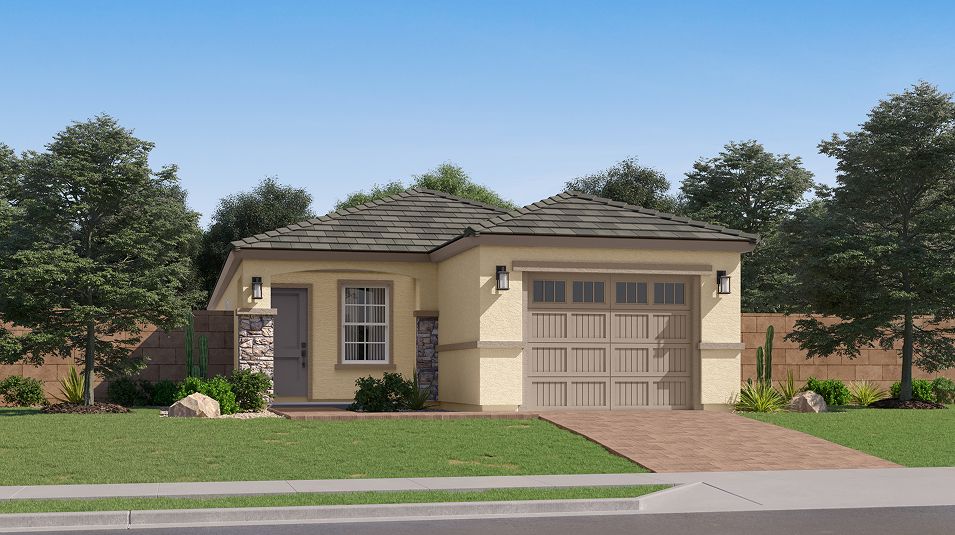 Elevation M - 2570 Cottage Blossom Rock Aster Cottage M