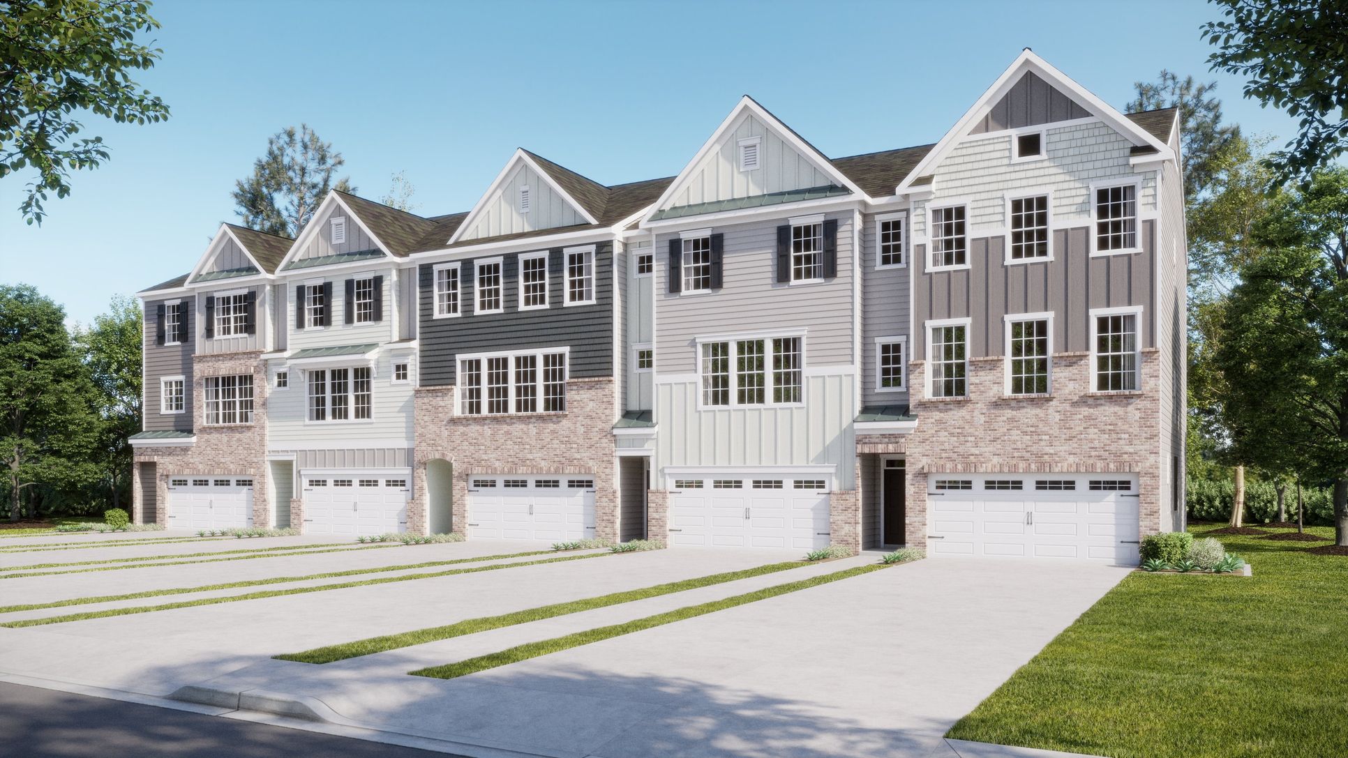 Exterior:Villages Waxhaw 5 Plex