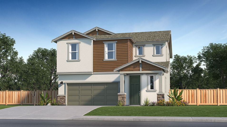 Elevation D - Courts Meadowood Res2 Craftsman D