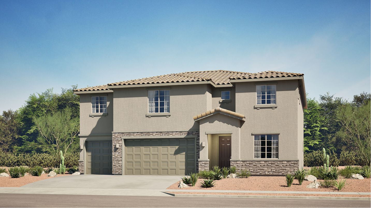 Elevation C - West Core P013 Maple C