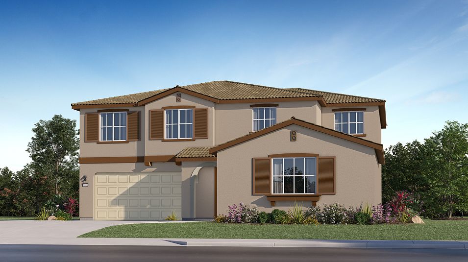 Elevation A - Livorna Santa Barbara home exterior