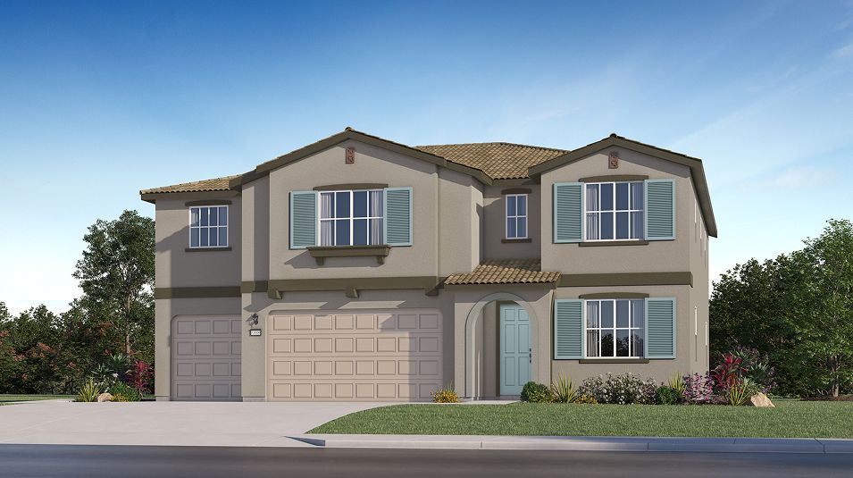 Elevation A - Livorna Santa Barbara home exterior