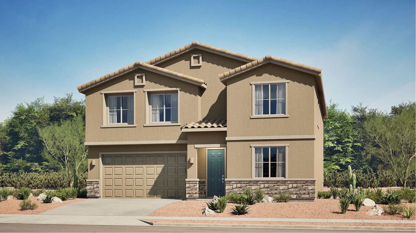 Elevation A - West Core N204 Magnolia A
