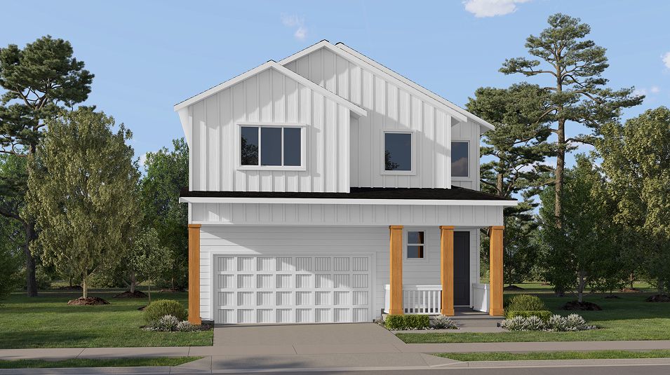 Elevation MF - 2501 Barrel Creek Magnolia Modern Farmhouse MF