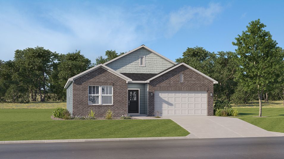 Elevation B0 - 6166 Carriage Noble Heights Clarence B Brick