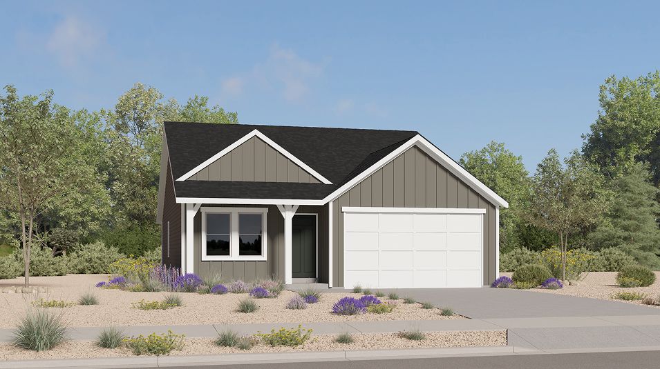 Elevation F - 1474 Brookfield Elkhorn Farmhouse F