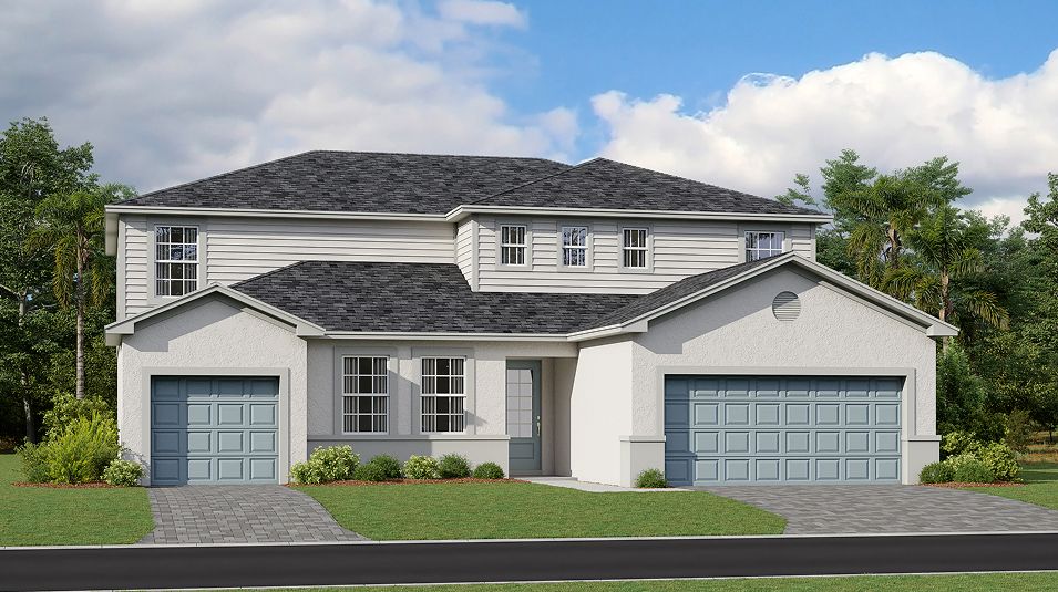 Elevation C - 3867 Manor Homes Tuckers Cove Washingtonia C
