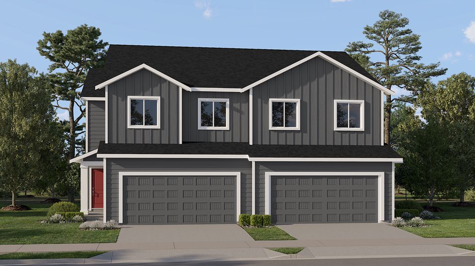 Elevation MF - 1925 Townhome Stockbridge Meadow Jefferson Modern