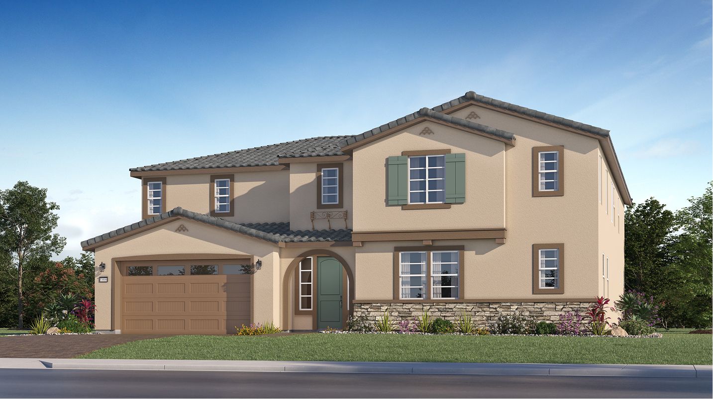 Elevation A - Castle Peak East Ridge Res4041 Spanish Eclectic A