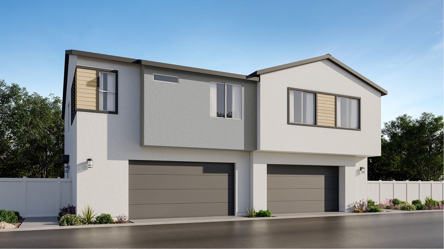 Elevation B - Claro Mesa Verde Duplex B Plan2 Plan3 B