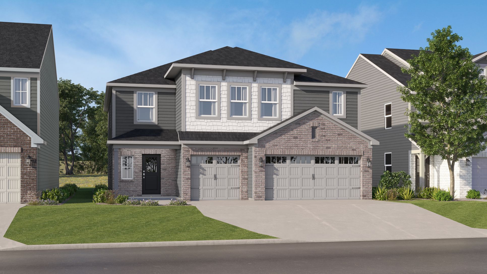 Exterior:Paddington Elevation B brick