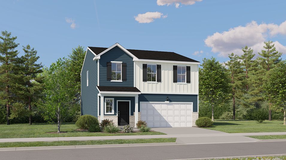 Elevation D6 - L033 SF Auburn Chase Aspen D6