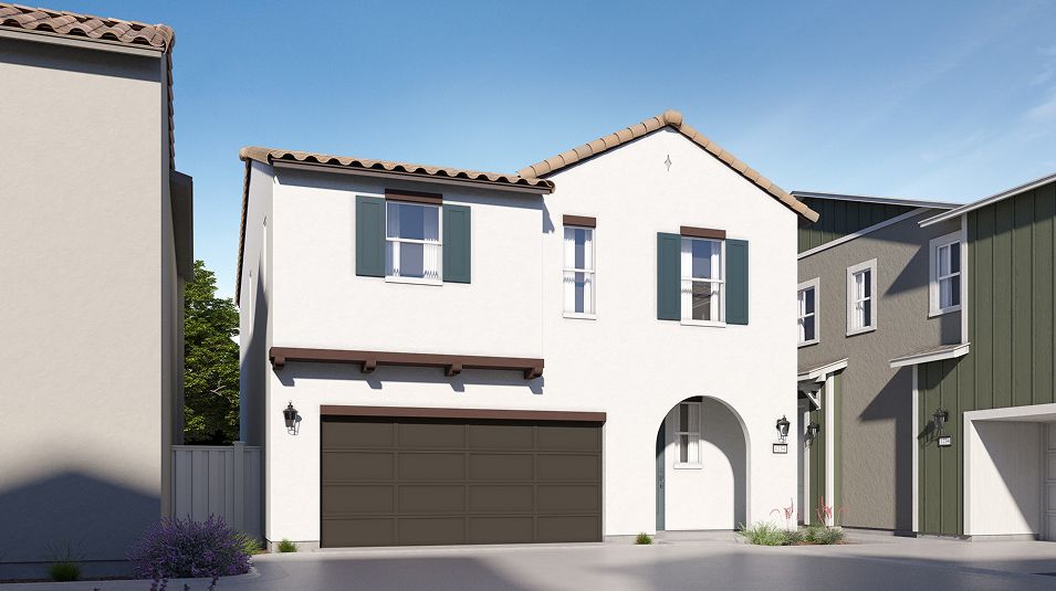 Elevation C - Brightwood Amber Valley Res2 Spanish Colonial C