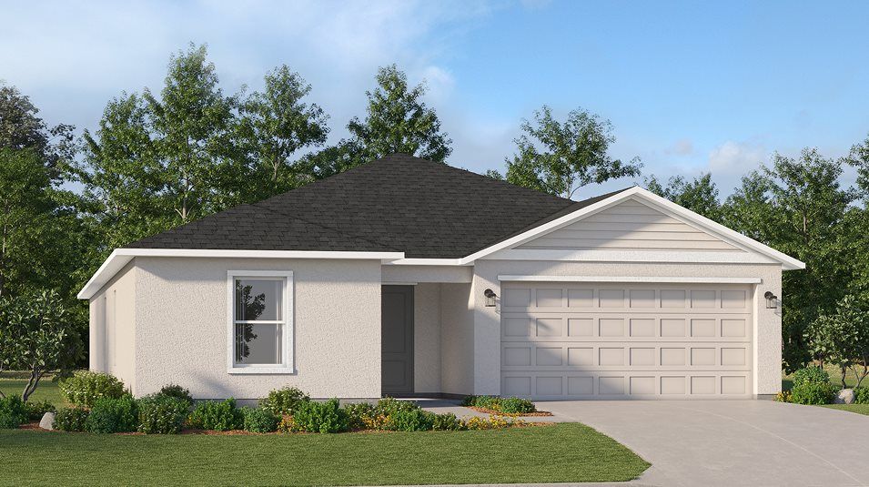 Elevation B - A ranch-inspired exterior