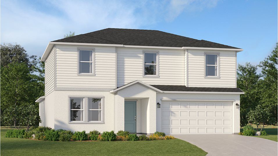 Elevation A - A traditional-inspired exterior