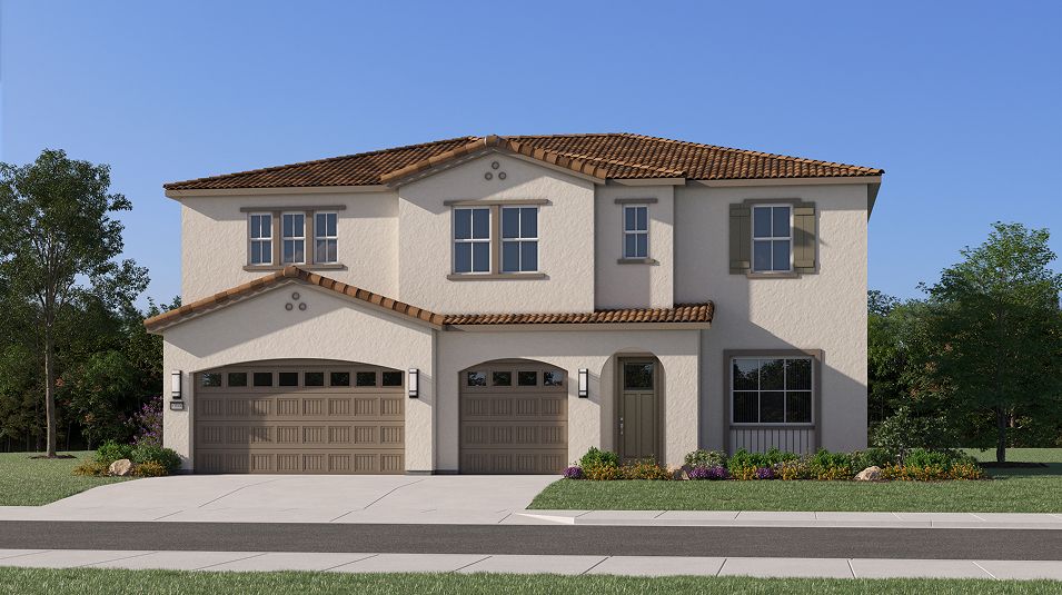 Elevation A - Silver Springs Res3447 Spanish home exterior