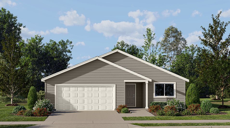 Elevation A - 1800 Hermans Farm Thatcher American A