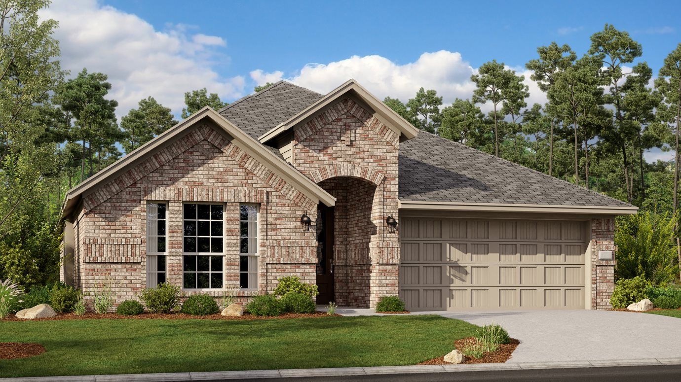 Elevation A - Honey Creek Brookstone Garnet